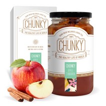 청키 애플시나몬청 사과청 수제 계파 차 과일청, 700g, 1병, 500ml, 1개