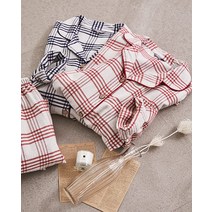 르미라쥬 르미라쥬 러시 체크 투피스 파자마