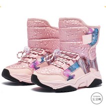 도오빠 아동 부츠 스노우화 스키화 하이탑 운동화 키높이 여아 여학생 가을 겨울 기모신발 털신 학생 중학생 초등학생 등교신발