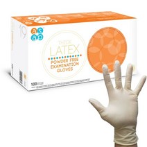 의료용라텍스장갑 락텍스장갑 다이소라텍스 수술용 라텍스장갑100매, S