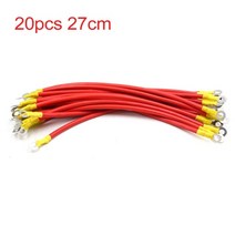 전기차충전기 전기차완속충전기 가정용 휴대용 급속 7kw 11kw 22kw x 유니버설, 27cm 레드 20개