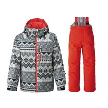 로시놀 주니어 스키복 2122 BGIRL PADDED PR JKT CARMIN +GIRL SKI SOFTSHELL PANT BLACK