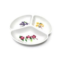 MDO8957 멜라민소재 삼각구분접시(중) 1개 ()
