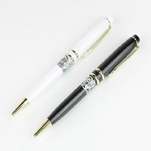 금장자개띠볼펜 2종 자개 외국인 선물 고급 바이어, 화이트