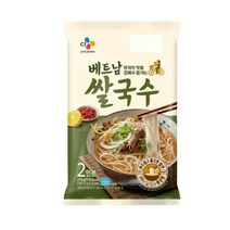 CJ더마켓 즉석식품 밀키트 간편식품 탑티어 베트남 쌀국수 밀키트 쌀국수면 숙주나물 국수 냉면 375G, 25개