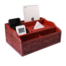 원목 티슈케이스 리모컨 보관함 소품 정리함 복고풍, 상세 페이지 참고, 스타일B