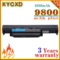 아수스 노트북 배터리 kycxd 노트북 배터리 asus a32-k55 x55u x55c x55a x55v x55vdx75v x75vd x45vd x45v x45u x45c, 9800mAh