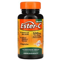아메리칸헬스 비타민C 에스터-C 위드 바이오플라보노이드 500MG 90정 베지 타블렛, 1개, 기본