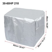 보트장비 고무보트 바나나보트 대형튜브Xutohux 하프 보트 모터 엔진 210D 방수 아웃 보드 안티 일 방진 마, 09 30HP-60HP Sliver