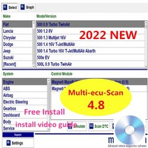 차량진단기기 2022 피아트 커넥터 멀티 Ecu 스캔 4.8 레지스터 용 핫 자동 수리 소프트웨어 ELM327 과 함께, 01 4.8 R1 send email