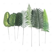 야자수잎 조화 초록빛 눈편안 촬영 식물가지 동남아 휴양지 제주도 카페 바나나잎 몬스테라 앤틱 디퓨저스틱 인테리어소품 열대장식 코코넛팜트리 부쉬 나뭇잎 공간여유 생기 칸나잎