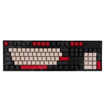 키보드 레이저 무접점 무선 razer 기계식 키보드 키캡 레드 블랙 컬러 PBT OEM 프로필 높이 104 키 60% 80%, 한개옵션2, 02 Side Print, 한개옵션1