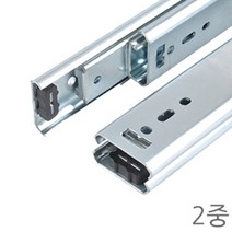 명가철물 이중레일 35폭 서랍 가구 고하중레일 슬라이딩 볼레일 광폭, 이중레일35폭 500mm