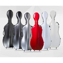 아리아 뮤직 첼로케이스 카본케이스 하드케이스 악기케이스 AR-C16, 카본 블랙 실버 도트 패턴, 인디언 스트랩