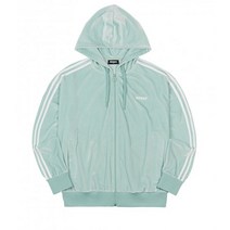 [국내 매장판] 널디 엔와이 벨벳 후디 집업 민트 526829