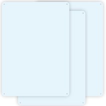 SimpLee Signage 사인 블랭크 비닐 프로젝트용 맞춤형 25.4 x 35.6cm(10 14인치) 플라스틱 빈 표지판 - 공예 및 DIY 재미를 위한 표지판! -빈 야외 승