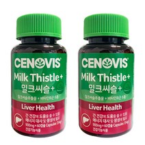 [AK PLAZA] [세노비스] 밀크씨슬+ (60캡슐) x 2박스, 60정, 2개