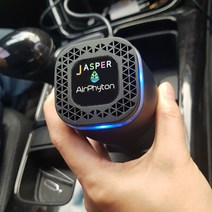 피톤치드 차량용 방향제 제스퍼 에어피톤 (배터리형), 블랙(5Pin)1+리필1