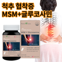 척추협착증 msm 식이유황 글루코스민 중장년 허리 연골 관절 통증 약국 영양제