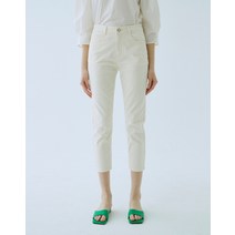 22SS 화이트 단색 면혼방 데님팬츠 HSPA2A402WT