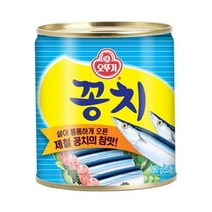 오뚜기 저녁메뉴추천 제철 꽁치 통조림 캔 점심 자취반찬 280g 가정간편식 캠핑, 1개