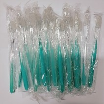 일회용칫솔 opp 부드러운미세모(그린) 손님접대 여행용 업소용 개별포장칫솔, opp미세모(그린)100개 1박스