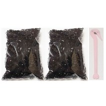 얌뚱이 100g+100g+이지컷+꼬리빗 대용량 칼라고무밴드 어린이 유아 머리끈 고무줄 검정 헤어끈 선물