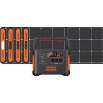 재커리 Jackery 태양광 발전기 1500 태양 휴대용 전원 공급 장치, 1534Wh+100W x 4 + 1개