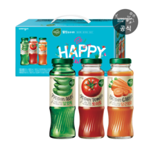자연은 웰빙 음료세트 180mL 병 12개 1세트 (알로에 토마토 당근)
