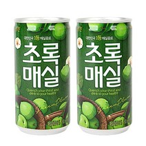 매실캔 초록매실180 탕비실 모텔 손님용 음료수 60캔