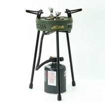 제라 5구 메인스토브 JB-105 연장다리 포함 고화력 캠핑버너 강염버너, JB-105 카키, 1개