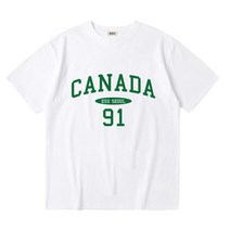 ESU 남녀공용 캐나다 반팔티 대학 미국 CANADA 캐쥬얼 티셔츠