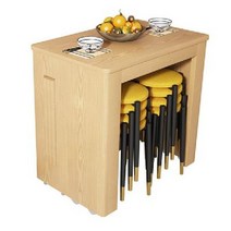 트랜스포머가구 변형 개폐식 다기능 식탁 리프팅 확장 테이블 가구