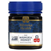 Manuka Health 마누카 꿀 MGO 400+ 250g 8.8oz 332816, 400 + MGO, 8.8온스