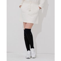 22FW [SET-UP]아이보리 소재믹스 져지 스커트 HWSK2D612IV