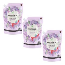 EM초고농축 섬유유연제3개(리필) 라일락 블루밍부케 친환경 안전한 유아 천연유래성분 유연효과, 3개, 800ml@3