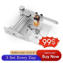 레이저조각기 레이저 컷팅기 각인기 protable laser engraver aufero1 lightburn lasergrbl diy wood stone leather 음식, 알1루2-2