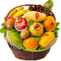 과일OK&엘린플라워 과일바구니C알찬_(전국배송)예단 이바지 명절과일선물 출산, 1개
