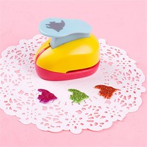 Furador 5 3 4.5cm 꽃 diy 종이 컷 Eva 폼 메이커 펀처 스크랩북 아이 구멍 펀치 을 위한 인력 절약, 15 YELLOW