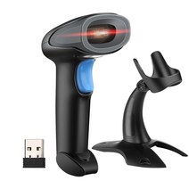 Eyoyo-재고 관리를 위한 1D 2D 무선 바코드 스캐너 USB 유선 충전식 휴대용, 한개옵션0