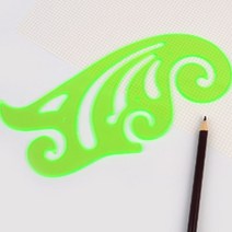 다용도 멀티모형자 파도구름운형자 학용품 곡선그릴때