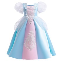 [여아신데렐라옷] 리틀오즈 디즈니 공주옷 여아 여름원피스 라푼젤 백설공주 오로라 인어공주 드레스