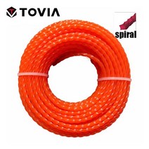 전동공구 부품 T TOVIA 15m 24mm27mm3mm 나일론 잔디 트리머 로프 브러시 커터 스 라인 깎기 와이어 깎는 기계 액세서리