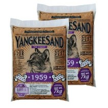 양키샌드 응고형 1959 피톤치드 고양이 모래, 7kg, 4개