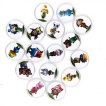 스플래툰 2 스매시 브라더스 메리오 카트 8 디아블로 3 NFC 게임 태그 Ntag215 동전 카드 NS 스위치, 11 16Pcs-Animal