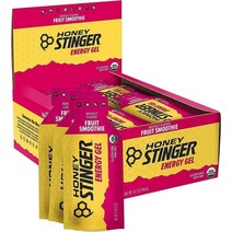 Honey Stinger 유기농 에너지 젤 과일 스무디 스포츠 뉴트리션 31.2g1.1온스 24팩 205701, Fruit Smoothie, 1.1 Ounce (Pack of 24)