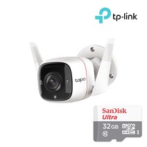 티피링크 TC65＋32GB SD카드 실외용 적외선 방수 CCTV 홈캠 세트