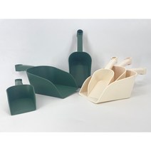 깍둑 모종삽 소 중 대 ) 플라스틱모종삽 다용도삽 pp삽 홈가드닝 정원 텃밭 어린이텃밭 애완동물먹이배급, 모던화이트 대