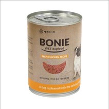 강아지 간식 주식 소 닭 통조림 375g 24개 애견까페 강아지입양 습식사료