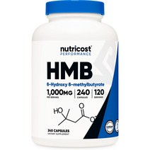 뉴트리코스트 HMB 1000mg 캡슐, 240개입, 1개